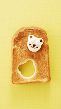 Patterned toast opens up a morning full of vitality