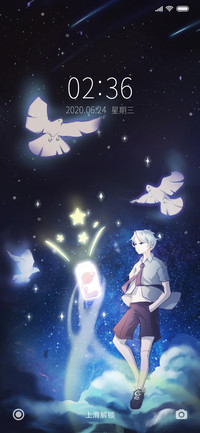 星夜漫步云端男孩