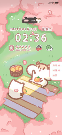 奶茶鼠郊游赏樱花