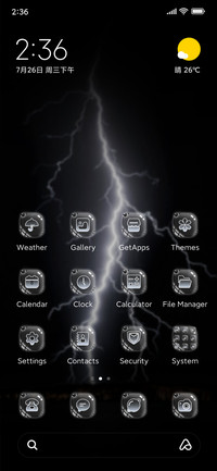 Night rain