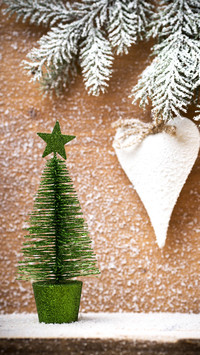Christmas pine branch