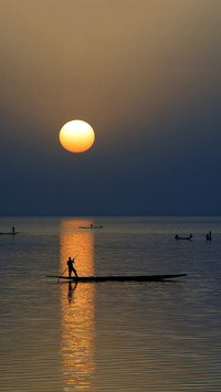 Nice sun and moon