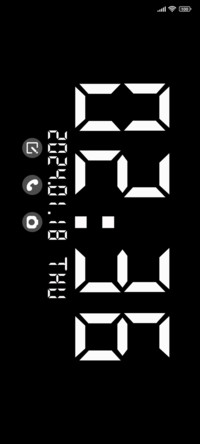 Black White Clock