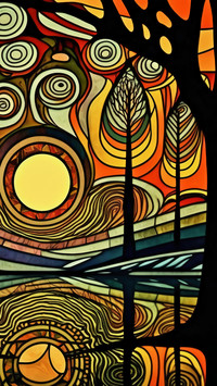 Creative abstract illustration