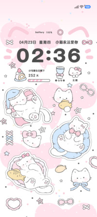 迷人猫猫可爱蝴蝶结