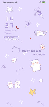 Tiled Purple Cute