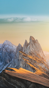 Beautiful landscape of mountains in Europe, France