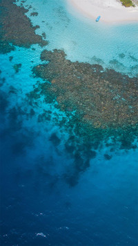 Over the sea