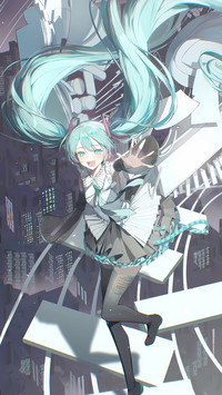 初音未来为什么不是短发
