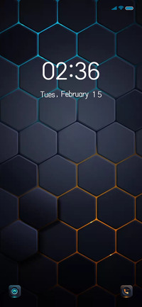 Dark hexagon