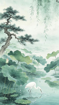国风感壁纸-锐景创意