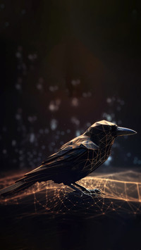 Creative Black Bird