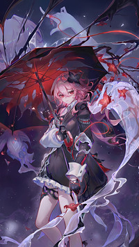 崩铁夜长月为什么撑着伞