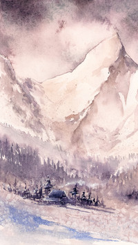 Healing oil painting