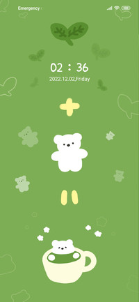 Lovely matcha bear