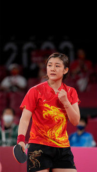 中国女乒3比0德国