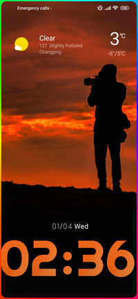 Photography screen