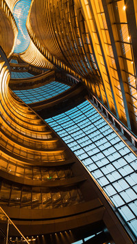 A futuristic alien building 2