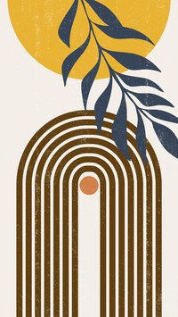 Literary and artistic simple illustration