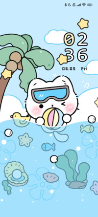 Swim Kitty Cool