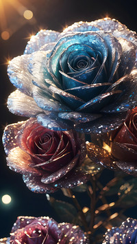 Crystal rose