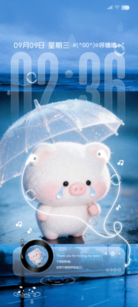 ins氛围小猪雨季