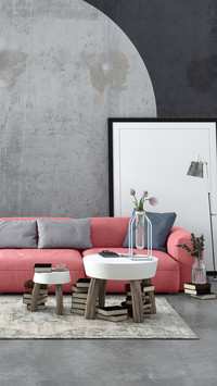 The living room is the treasure space