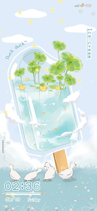 Ice cream duck