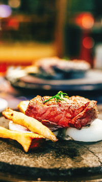 美食烤肉-创客贴