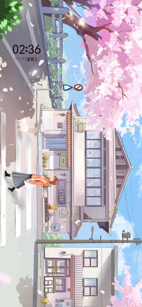 樱花树下