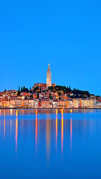 Medieval antique houses by Adriatic coast