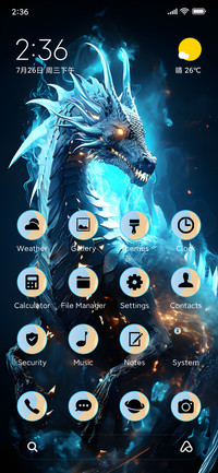 dragon blue