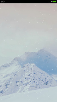 认真的雪