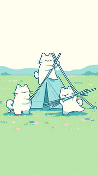 调皮小猫欢乐撒欢