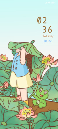 夏日清荷