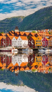 Norwegian Colorful Harbor