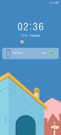Simple blue