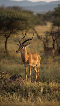 Why do antelopes horns curve backward