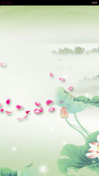 古典中国风【动态雨滴花瓣+好评返现】