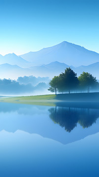 Crystal Clear Lake, Morning Light, A Picture of Tranquility