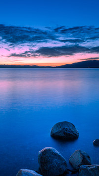 The morning at Sayram Lake