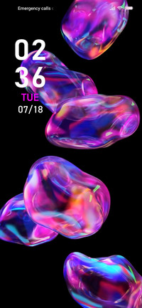 Dancing bubble