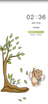 Cute spring bear