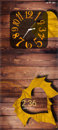 wooden leaf
