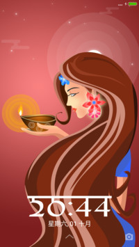 Light Girl   Diwali  