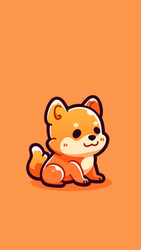 Q版小柴犬-拍信图库