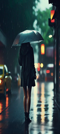 下雨特效 雨夜