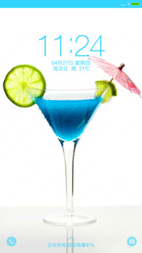 鸡尾酒精Blue
