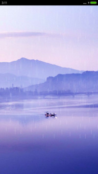 细雨朦胧