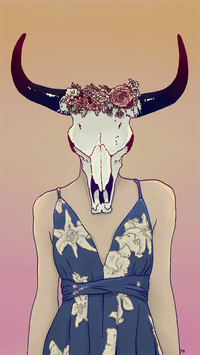 个性女生插画